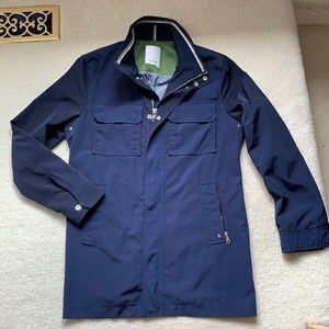 J Lindeberg car coat. Navy.